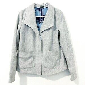 Anthropologie Saturday Sunday Sightseer Jacket Knit Gray Oversize Swing Coat M